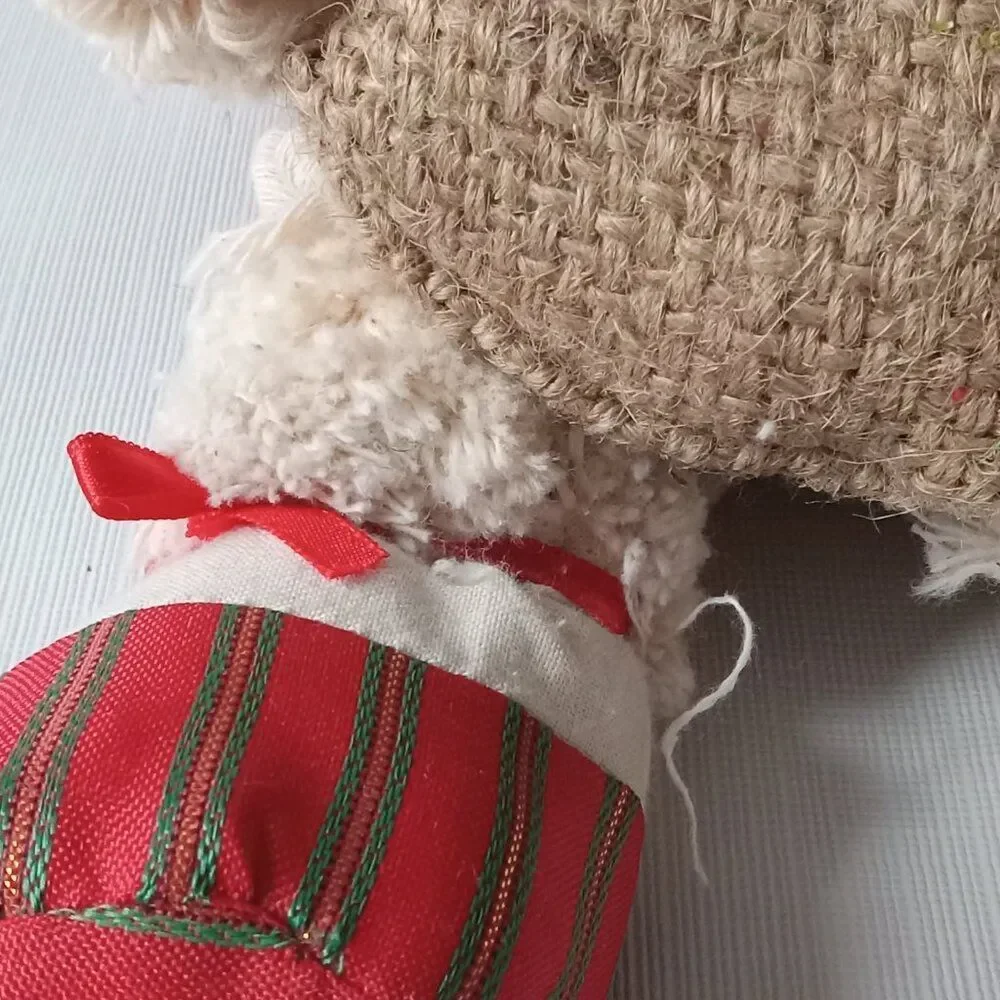 House of Lloyd Christmas Around the World Flossie Bunny Shelf Sitter Decoration